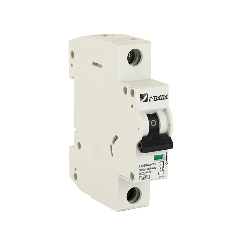 250V DC მინიატურული ამომრთველი