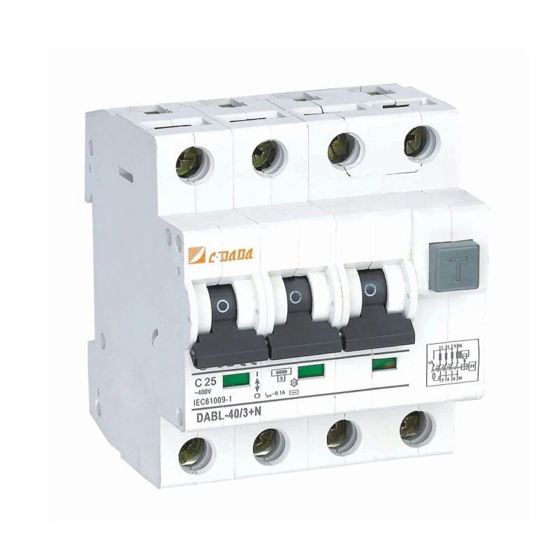 2P 4P ელექტრონული ტიპი RCBO